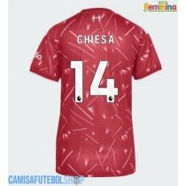 Camisa de time de futebol Liverpool Federico Chiesa #14 Replicas 1º Equipamento Feminina 2026-27 Manga Curta